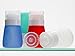 Travel Size Bottles Set of 4 2 oz Leak Proof Refillable Portable Silicone Containers in a TSA Approved Clear Toiletry Bag by Tidy Space Products Best for Shampoo, lotion, Honey