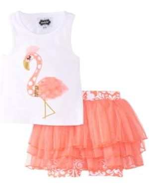 Baby Girls' Flamingo Tutu Skirt Set
