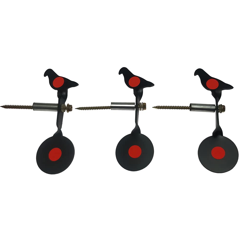 3 Sets X 3mm Tree Standing Spinner Target Easy Carry SlingShot Plinking Target