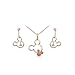Mall of Style Mickey Jewelry Necklace and Earrings Set - Trendy Character Jewelry for Teenage Girls