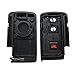 Dudely Replacement Shell Keyless Smart Remote Key Case Fob 2+1 Button for 2004-2009 Toyota Prius With Uncut Key Blade