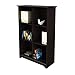 Cabot Corner Desk with Hutch, Lateral File Cabinet and 6 Cube Bookcase