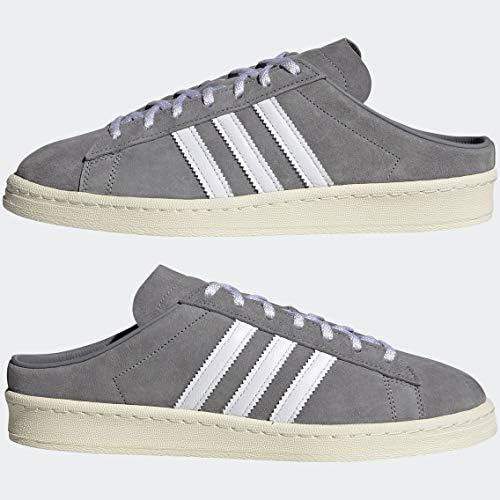 Amazon Co Jp アディダス Adidas キャンパス 80s ミュール Campus 80s Mule グレー フットウェアホワイト オフホワイト Fx5841 国内正規品 スポーツ アウトドア