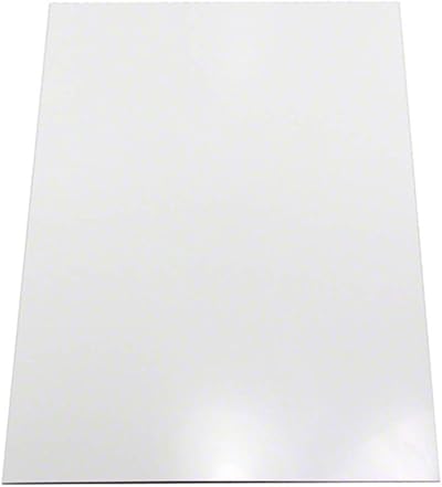 FIRST4MAGNETS MagFlex A4 Flexible Gloss White Magnetic Sheet 297x210x0.85mm