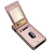 Galaxy S10 Case, Galaxy S10 Card Holder Case, LakiBeibi Premium Leather Folio Flip Galaxy S10 Wallet Case with Card Slots Shock-Absorbing Protective Case for Samsung Galaxy S10 (2019) - Rose Gold