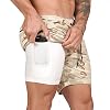Heren Running Shorts 2 In 1 Sport Shorts Mannelijke Double-Deck Sneldrogende Sport Gym Shorts Mannen