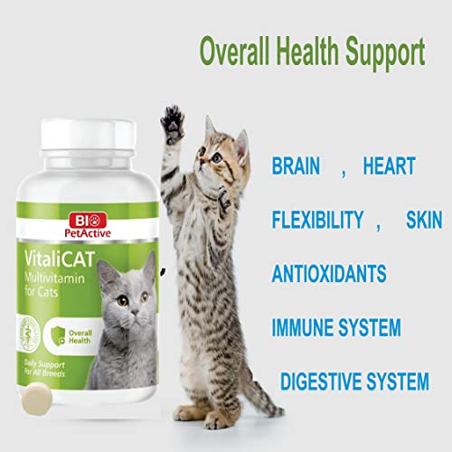 VitaliCAT Multivitamin for Cats, Skin and Coat Supplement, Cat Prenatal