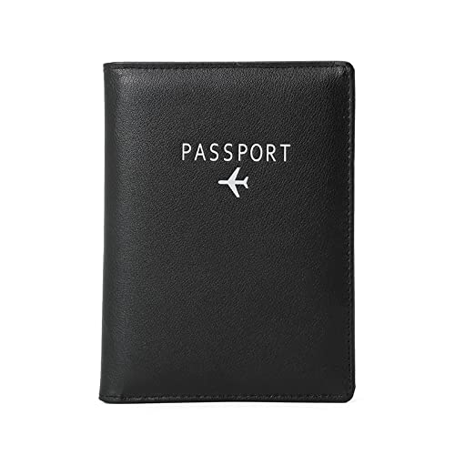 PALMFOX Leather Travel Wallet Passport Holder Cover RFID Blocking，Leather Card Case, Travel Document Organizer Case-Including 7 Colors…