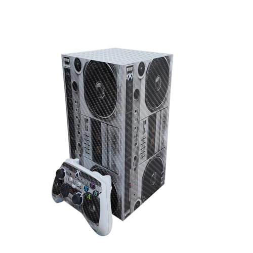 Carbon Fiber Gaming Skin Compatible With Microsoft Xbox Series X Digital Editio…