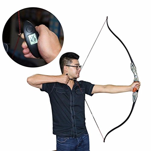 Botrong Archery Digital Hanging Bow Scale 88lbs Black for Recurve Compound Bow