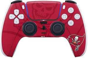 Skinit Decal Gaming Skin Compatible with PS5 Controller - Officially Licensed NFL Tampa Bay Buccaneers Double Vision Design