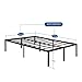 SLEEPLACE 18 Inch High Profile Heavy Duty Steel Slat / Mattress Foundation / Bed Frame, Full