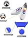 6 Pairs No Tie Shoelaces Silicone Elastic Athletic Sport Shoe Lace (Multi-color, Sky Blue, Green, Yellow, Purple, Red)