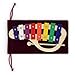 Glockenspiel (Baby Xylophone), from Jack & Jill Music a Beautiful Toddler Instrument, perfect for any age, made of Wood with a bright pleasing tone and comes with a luxurious velvet storage pouch