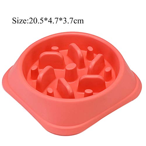 Zonfer Pet Bowl Water Food Bowls for Dog Cat Small Animals Hanging Removable Cage Feeding Stations(Pink)