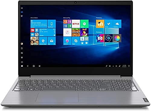 Lenovo V15-15 FHD (Celeron N4020, 8GB RAM, 256GB SSD, Intel UHD Graphics, Windows 10 Home) Grigio - Tastiera QWERTY spagnola
