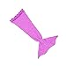 Kids Crochet Mermaid Tail Blanket, OKAYSHOP Knitting Handcraft Sleeping Bag For Girls, All Seasons Warm Sofa Living room blanket, 135cmX65cm(53