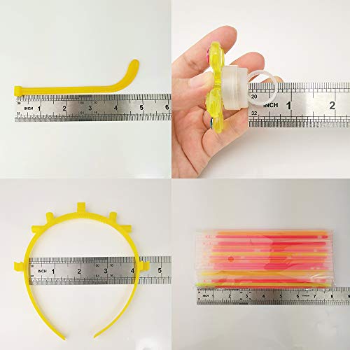 Mypre LED Glow Party Favors Light Up Rings Glowsticks Luminous Bracelets Glasses Hairband Finger Lights Hand Spin Stress Relief Toys for Classroom Celebration Birthday Gift