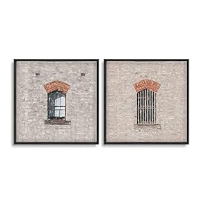 Framed Canvas Wall Art for Living Room, Bedroom Window Theme Canvas Prints for Home Decoration Ready to Hang - 16"x16"x2 Panels