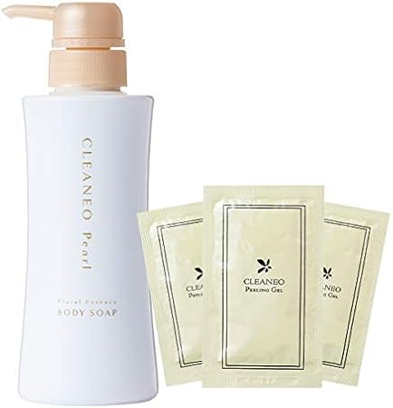 Amazon クリアネオ公式 Cleaneo パール オーガニックボディソープ 透明感のある美肌へ 300ml ピーリングジェル1か月分セット クリアネオ Cleaneo ビューティー 通販