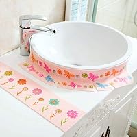 50 x 11.5cm Kitchen Sink Adhesive Waterproof Stickers Roll Bathroom Washbasin Sticker