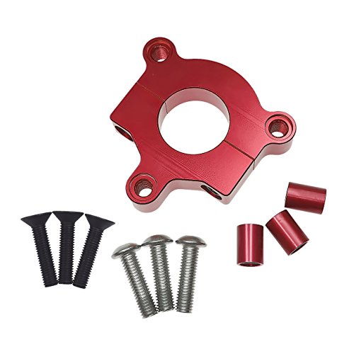 sthus CNC 36T Sprocket with 1.5" Adapter Fit 60cc 66cc 80cc Motorized Bicycle(Red) - Thumbnail 3
