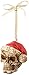 Design Toscano Skelly Claus II Gothic Skull Christmas Tree Ornament, Single