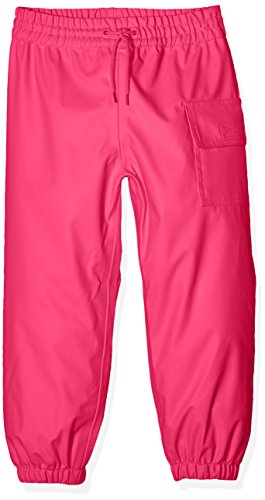 Hatley Boys' Big Girls' Splash Pant, Hot Pink, 7