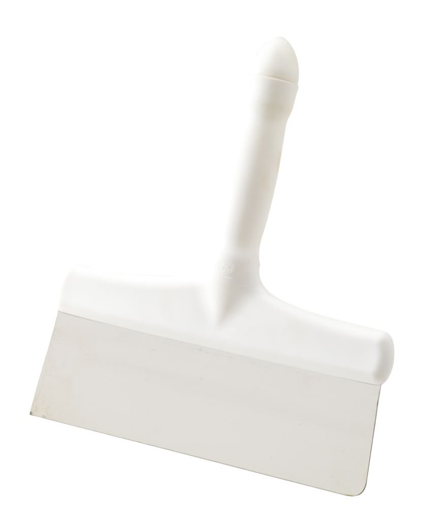 aricasa 1116 W Steel Scraper, 250 x 300 mm, White