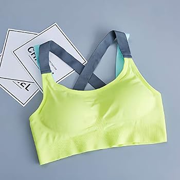 حمالات صدر رياضية مبطنة بدون درزات من Racerback ذات تأثير عال لليوجا والجيم واللياقة البدنية M Fit 32dd 32e 34d 34dd 36bc 38bc Amazon Ae
