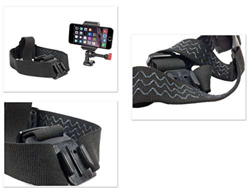 Ski Camera for Your Helmets, Beanies, & Hats. Fits Your Smartphone iPhone, Samsung Galaxy & More