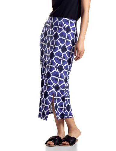 Street One A361506 Gonna Cargo al Ginocchio, Violet Blue, 44 Women's