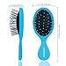 FIXBODY Mini Pocket Detangling Hair Brush, 3 Pack Soft Ball Tipped Nylon Pin Handheld Massage Paddle Hair Comb for Adults & Kids All Hair Types
