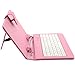 USB Keyboard Leather Case Can Stand for Android Tablet Pc Mid (7 Inch, Pink)  (Tablet have to be Compatible with OTG function)