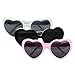 niceEshop(TM) 3pcs Super Cute Oversized Heart Shaped Plastic Frame Sunglasses Eyewear