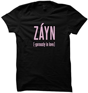 Zayn Malik Shirts Zayngerously in Love Tshirt One Direction Mens/Unisex Fit