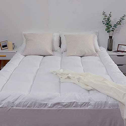 Queen Mattress Topper Extra Thick Stretches up 821" Deep Pocket 2