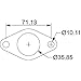Vibrant 1436G High Temperature Gasket for Tial Style Wastegate Flange