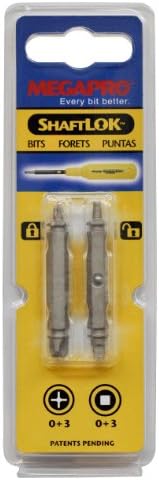 Megapro Replacement Bit Set, 2-1/4 In. L, PK2, Nickel (9BP-SL-2A)