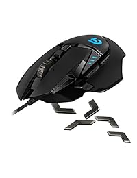 Ratón RGB para juegos ajustable Logitech G502 Proteus Spectrum, tipo FPS, Negro