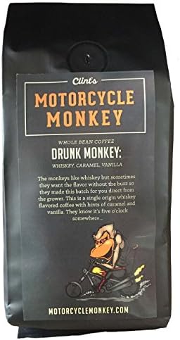 Motorcycle Monkey Whole Bean Coffee Drunk Monkey