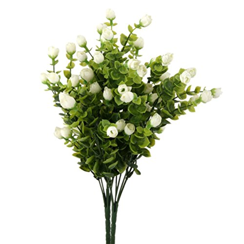 Tinksky artificial eucalyptus plant flowers home decor …