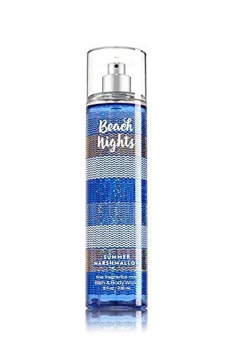 bath body works fine fragrance mist beach nights summer marshmallow