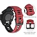 ANCOOL Compatible with Vivoactive 3 Band,20mm Quick Release Soft Silicone Replacement Strap for Forerunner 645/Galaxy Watch 42mm/Gear Sport/Galaxy Active 2 -Red