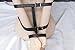ANNCY Bondage Neck Collar & Arm Binder Harness Belts Padlock Fetish Restraint