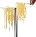 Gourmia GPD9355 Pasta Drying Rack – Eight Detachable Rotating Arms, Collapsible and Foldable - Includes Noodle and Spaghetti Transporting Wand, Anti Slip Silicone