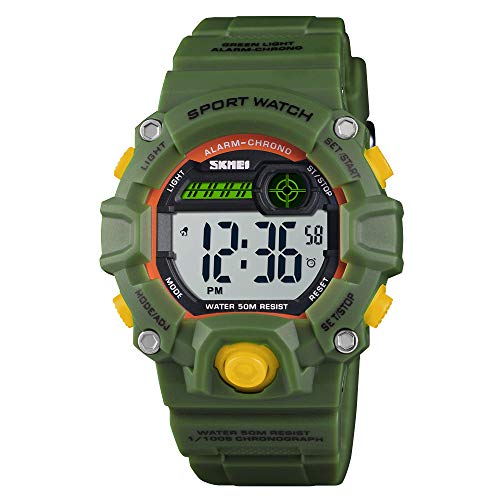 2 Waterproof+Electronic+Chronograph+Military+Stopwatch