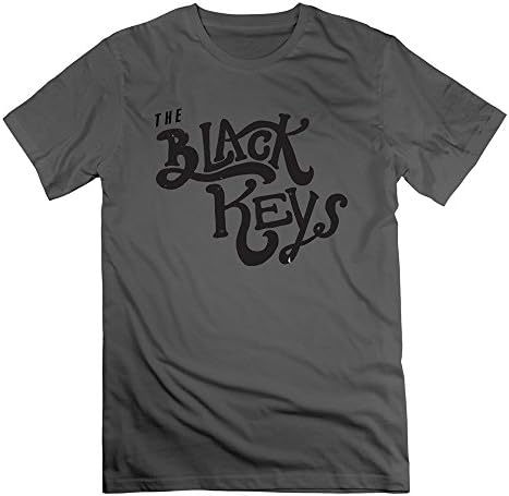 FUDI Men's 2015 The Black Keys Dan Auerbach Patrick Carney T-shirt - DeepHeather