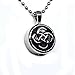 Lauren Annabelle Studio Cremation Jewelry for Ashes Celtic Knot in Circle Irish Necklaces Stainless Pendant
