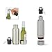 Beer Bottle Cooler Insulator Stainless Steel 1 Pack That Keeps Your Beer Cold Silver 12 oz Universal Fit Liquid Tight Seal With Opener Bowny